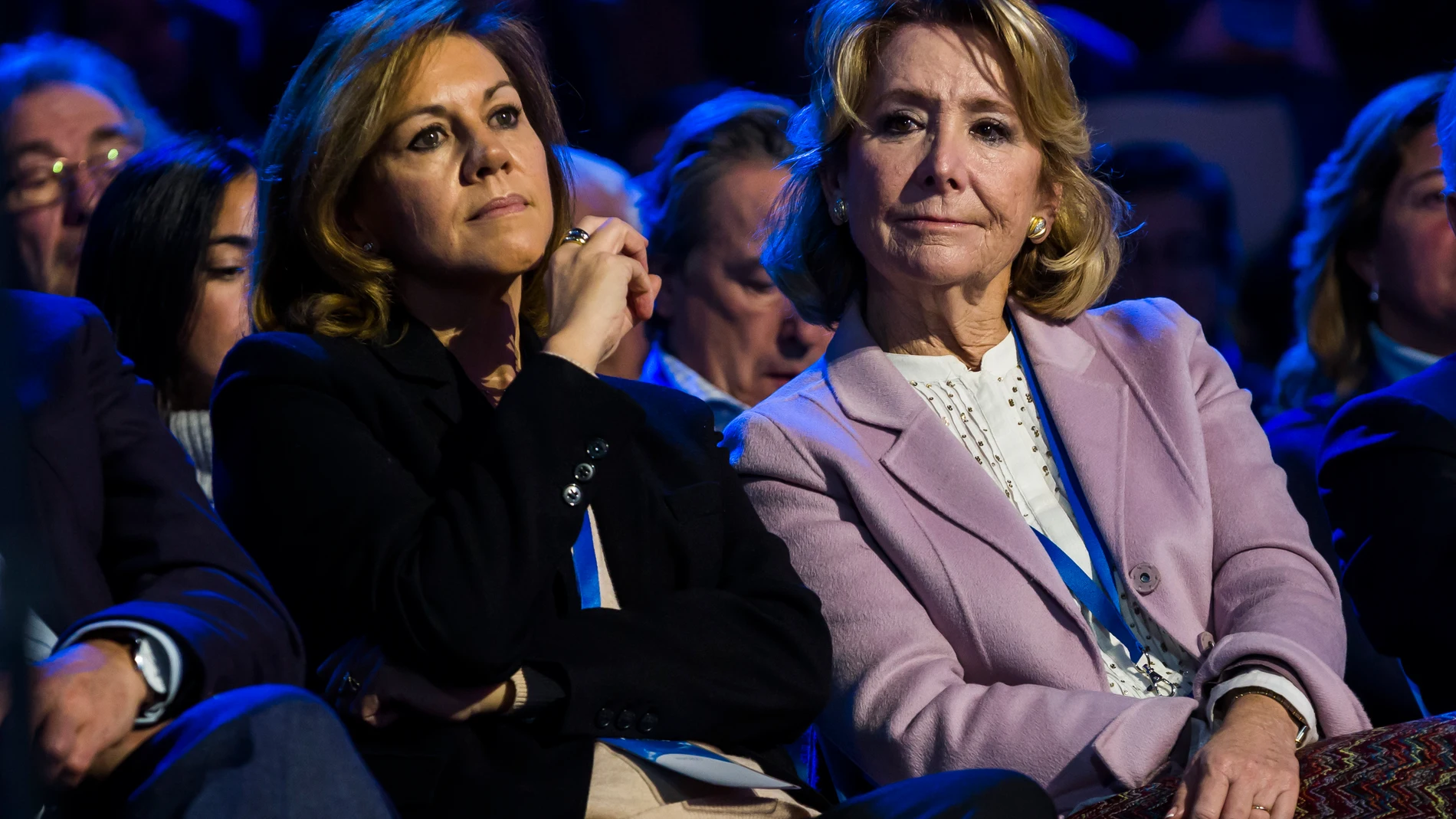 María Dolores de Cospedal y Esperanza Aguirre, en una imagen de archivo