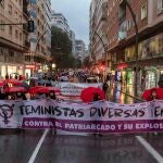 Unas doscientas personas se han manifestado en la Gran Vía de Murcia