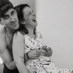 Zayra Gutiérrez y su novio Micky