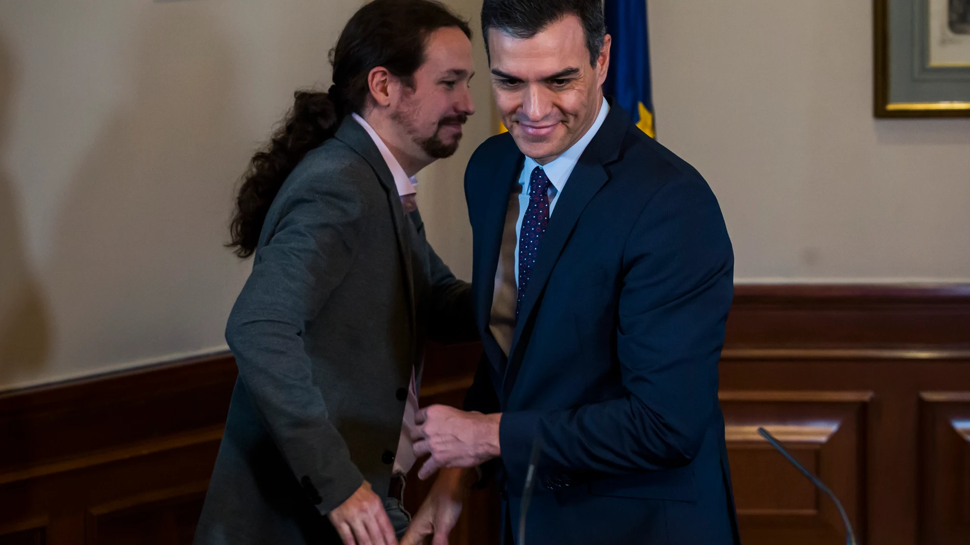 Pedro Sanchez y Pablo Iglesias