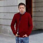 El portavoz de Más País, Iñigo Errejón, en el Congreso de los Diputados