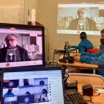 Los alumnos del taller de periodismo pudieron entrevistar de forma telemática a Alfredo Urdaci