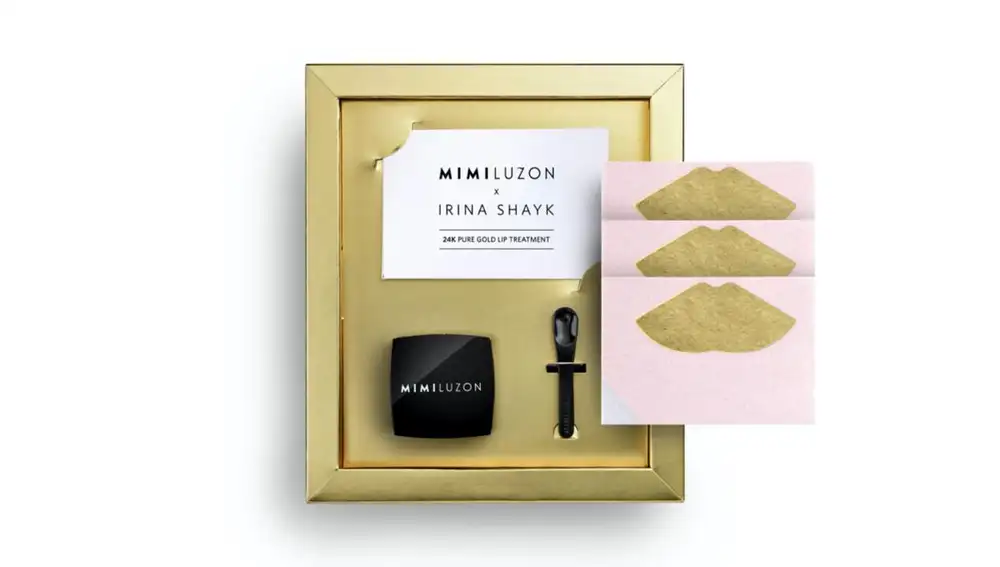 Tratamiento para labios de 24k de Irina Shayk para Mimi Luzón