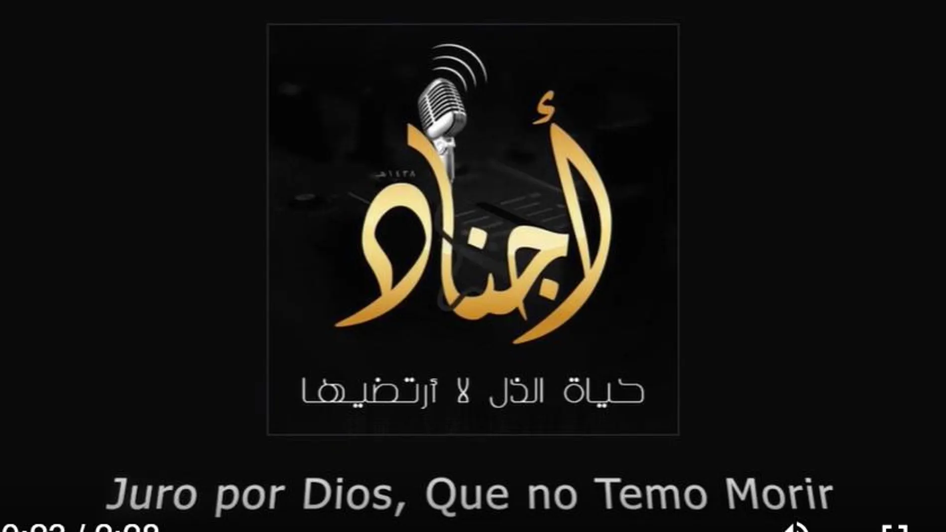 Captura del vídeo publicado esta noche por Daesh en sus redes sociales
