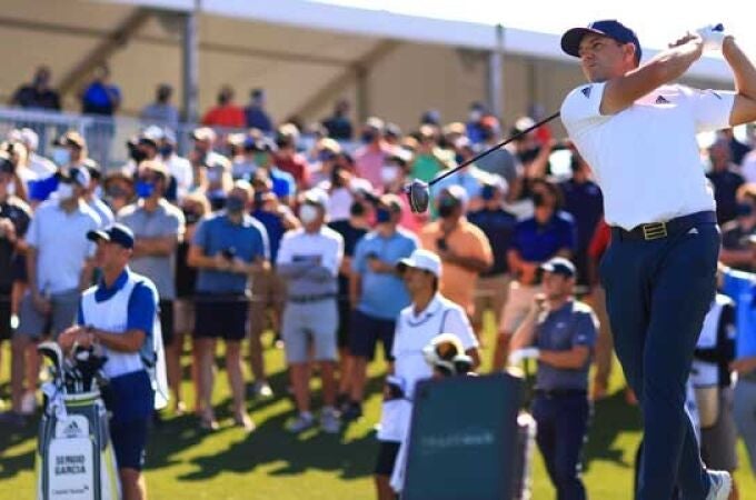 Un excelso Sergio García lidera en Sawgrass