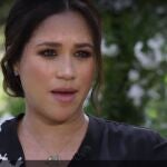 Meghan Markle, en un momento de la entrevista
