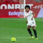 Jules Koundé con el Sevilla.