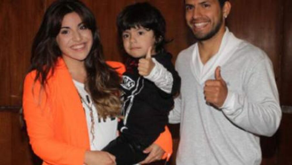 Giannina Maradona y "Kun" Agüero