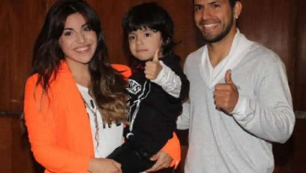 Giannina Maradona y "Kun" Agüero