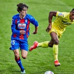 Bryan Gil con el Eibar.