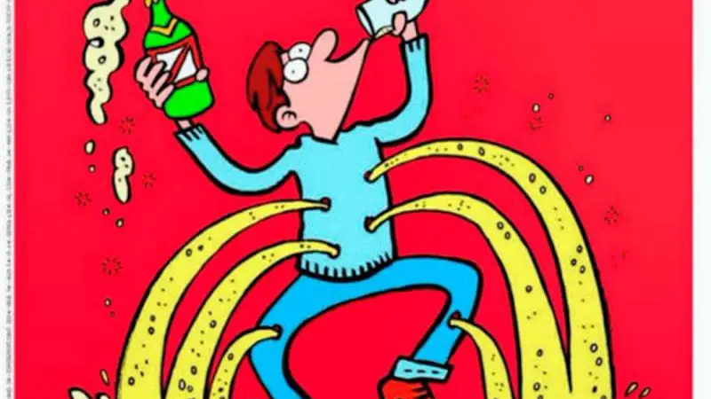 La portada de "Charlie Hebdo" que hacía sátira de los atentados que sufrió la propia revista en 2015