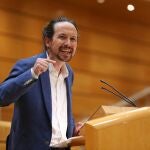 El líder de Podemos, Pablo Iglesias