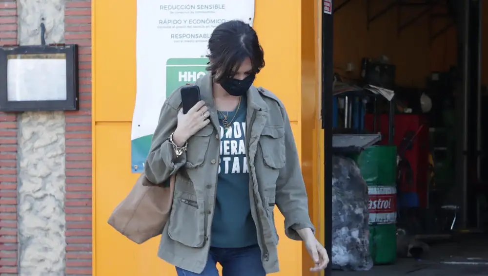 Sara Carbonero en Madrid.