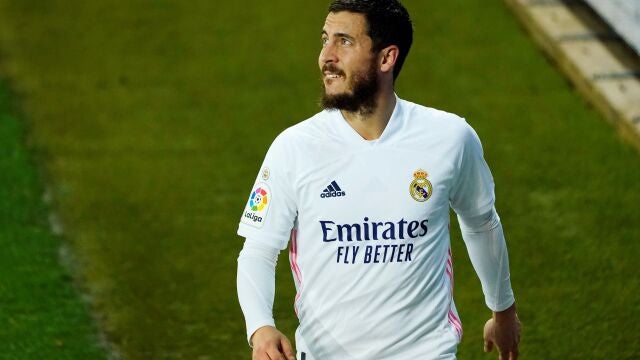 Hazard, en un partido de esta temporada con el Real Madrid