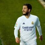 Hazard, en un partido de esta temporada con el Real Madrid