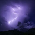 Foto de stock de un rayo