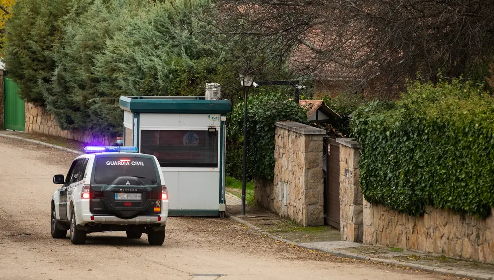 Casa de Pablo Iglesias e Irene Montero en el termino de Galapagar con seguridad de la Guardia Civil
