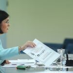 La ministra de Sanidad, Carolina Darias
