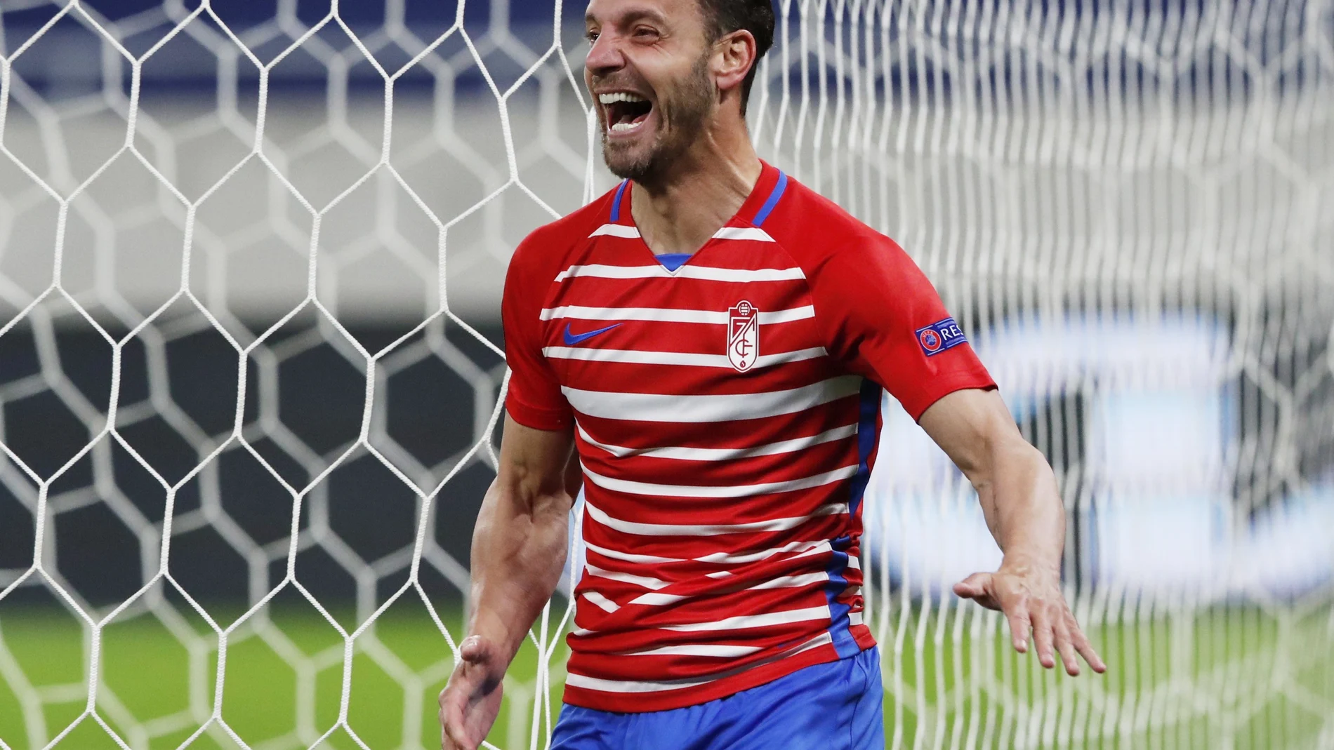 Roberto Soldado con el Granda.