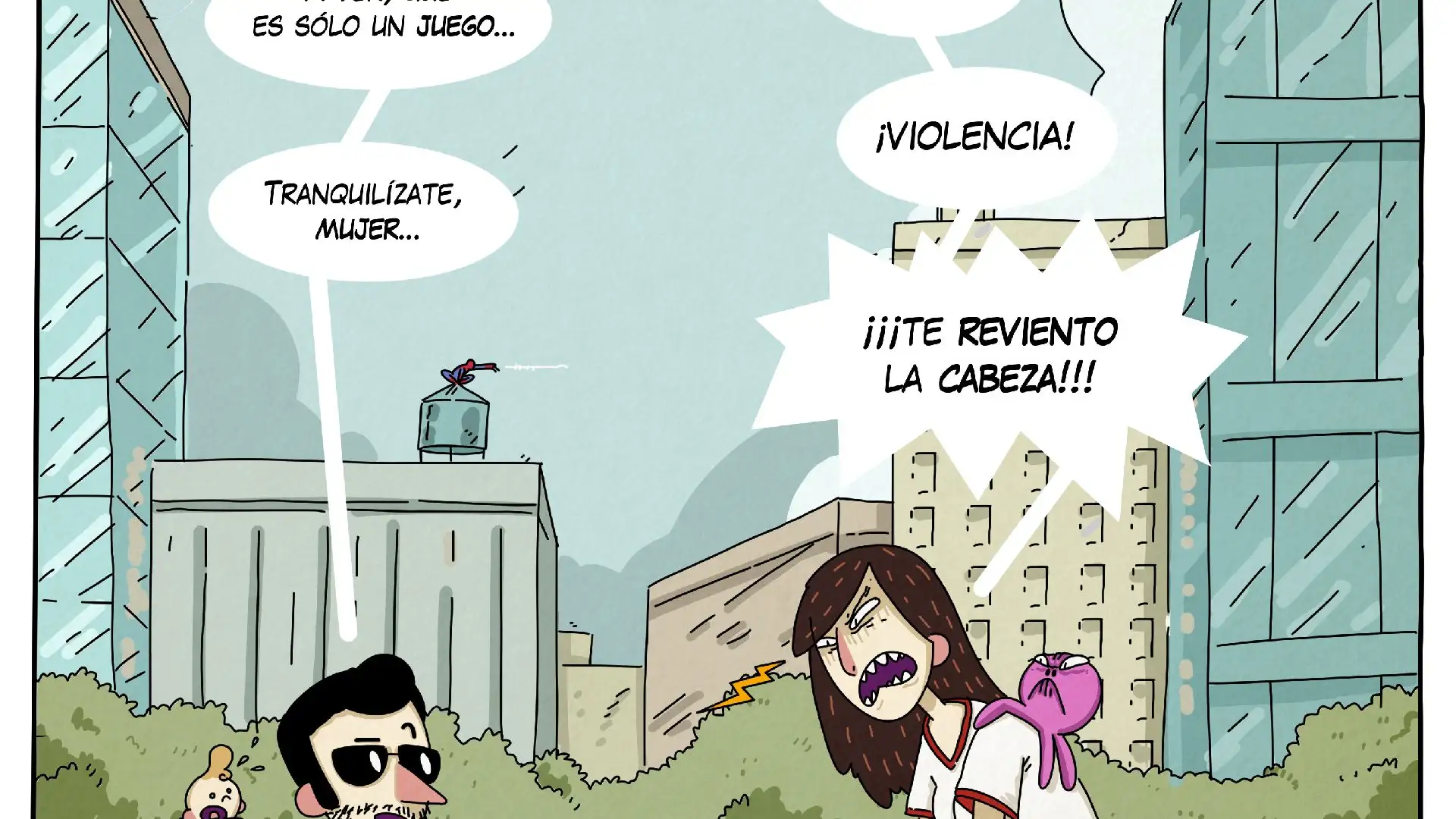 ILUSTRACION JULES & REBS DE JULIO VALDEON REBECA ARGUDO Y JAE TANAKA