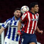 Luis Suárez con el Atlético de Madrid.