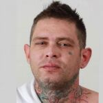 El danés Morten Baldur Karrebæk Pust conocido como el neonazi "más violento" de Europa