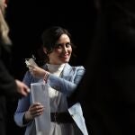 La presidenta de la Comunidad de Madrid, Isabel Díaz Ayuso, asiste a la ceremonia inaugural de Hospitality Innovation Planet (HIP), que supone el reinicio de la actividad ferial en Ifema, este lunes