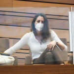 La que fuera procuradora de Ciudadanos por Salamanca, María Montero Carrasco, durante una sesión plenaria en las Cortes de Castilla y León, en Valladolid, Castilla y León, (España), a 22 de marzo de 2021. Durante el pleno se acogerá el debate y previsiblemente la votación de la primera moción de censura de la historia autonómica, presentada por el PSOE para desbancar al presidente de la región (PP) y al vicepresidente (Cs).22 MARZO 2021;MOCION;CASTILLA Y LEON;PSOE;PP;CS;TRANSFUGAPhotogenic/Claudia Alba / Europa Press22/03/2021
