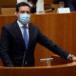 El portavoz del Grupo Parlamentario Popular, Raúl de la Hoz