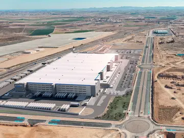 Imagen del Centro Logístico de Amazon en Murcia Imagen del Centro Logístico de Amazon en Murcia