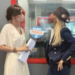 Sara Carbonero en Radio Marca con Cayetana Guillén Cuervo.