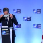 El secretario de Estado de EEUU Antony Blinken en Bruselas en la OTAN