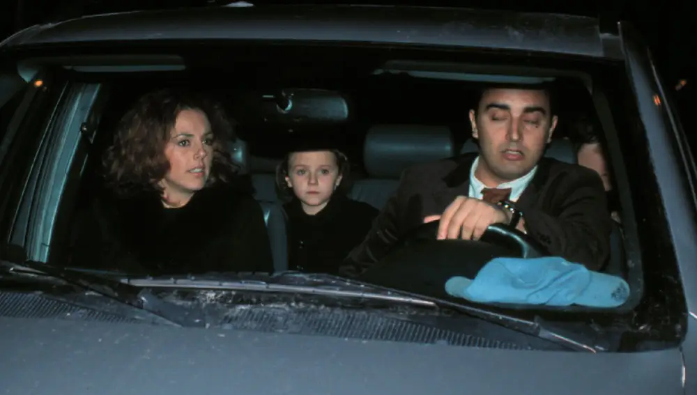 ROCÍO CARRASCO Y FIDEL ALBIAC LLEGANDO A LA CELEBRACIÓN DEL CUMPLEÑOS DE JOSÉ ORTEGA CANO