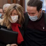 Yolanda Díaz y Pablo Iglesias