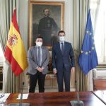 El consejero de la Presidencia, Ángel Ibáñez, se reúne con el secretario de Estado de Política Territorial y Función Pública, Víctor Francos