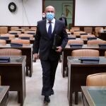 El coronel de la Guardia Civil Diego Pérez de los Cobos, en la comisión del Congreso que investiga la "operación Kitchen"