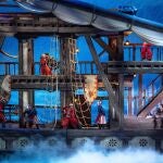 Vista de uno de los espectáculos de Puy du Fou q