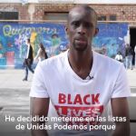 El activista Serigne Mbayé en su vídeo de presentación