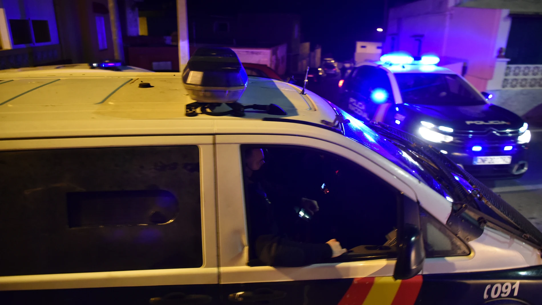 Agentes de Policía Nacional en Algeciras. Antonio Sempere / Europa Press