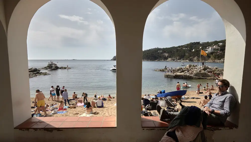 Turismo en Calella de Palafrugell en Girona, la pasada Semana Santa