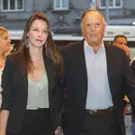 Carlos Falcó y Esther Doña durante la presentación del disco " Soul, bulería y más " en Madrid.