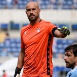 Pepe Reina con la Lazio.