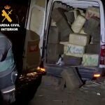 Alijo de droga de una operación policial. EFE/ Guardia Civil
