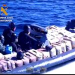 Un momento de la operación realizada por la Guardia Civil