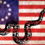 La Guerra de Independencia de EE.UU. está envenedada por la crueldad. En la foto, La bandera Betsy Ross, la primera que representó a las trece colonias
