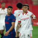 Diego Carlos con el Sevilla.