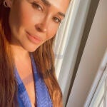Vicky Martín Berrocal con kimono de su marca.