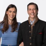 El Príncipe Louis de Luxemburgo con su prometida, la abogada francesa Scarlett-Lauren Sirgue