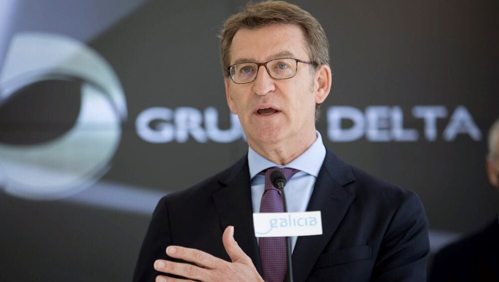 El presidente de la Xunta, Alberto Núñez Feijóo