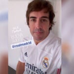 Fernando Alonso es un reconocido seguidor del Real Madrid.